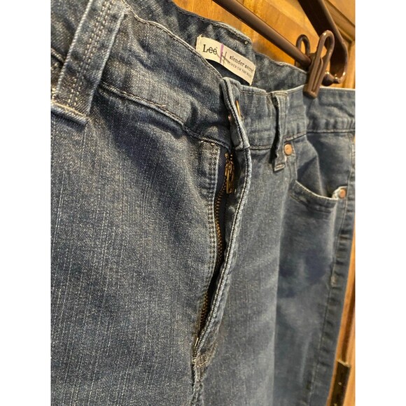 Lee Denim Jeans Slender Secret Womens Plus Size 18 Short Western Rodeo Pants - Picture 4 of 12